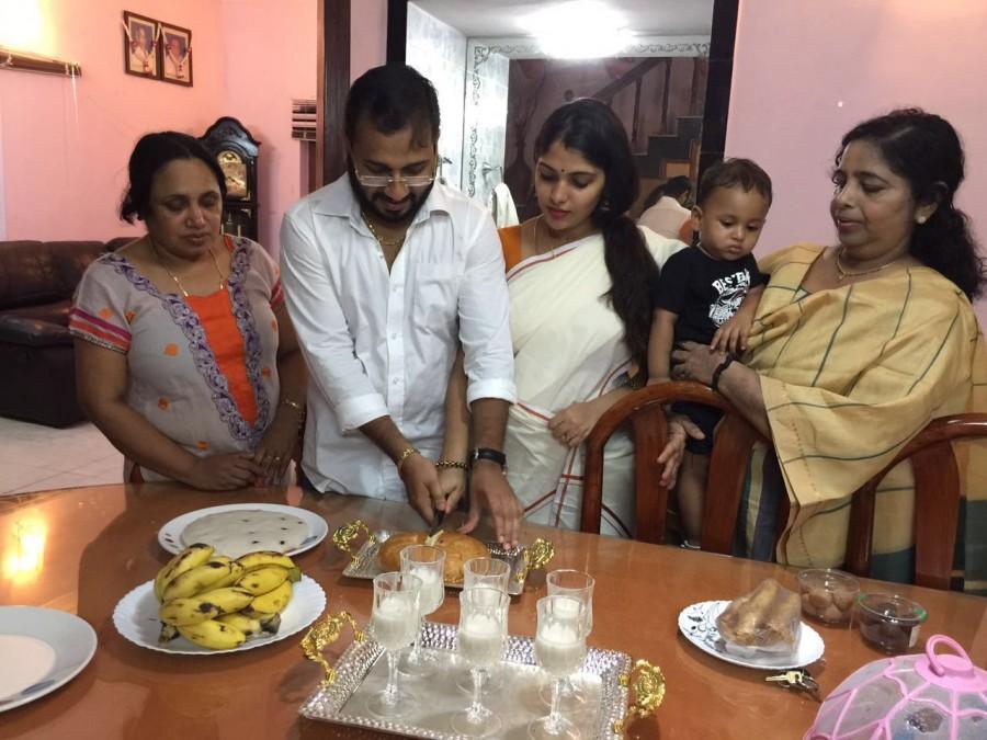South Indian actress Muktha is now six months pregnant. Muktha,muktha pregnant,actress muktha pregnant,rinku tomy,rimi tomy