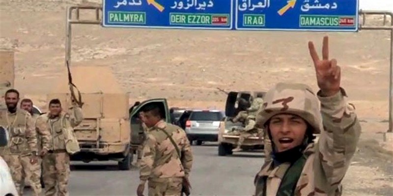 Syrian government forces backed by heavy Russian air support drove Islamic State out of Palmyra on Sunday, inflicting what the army called a mortal blow to militants who seized the city last year and dynamited its ancient temples. Palmyra recaptured from ISIS,Palmyra recaptured,Palmyra,Islamic State,Syrian government,ancient temples,Syria and Iraq,Russian and Syrian air strikes