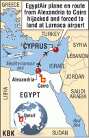 EgyptAir flight hijacker arrested,EgyptAir flight hijacked,EgyptAir flight MS181,egyptair,flight,hijack,hijacked,arrest,arrested,terror,terrorism,Cyprus