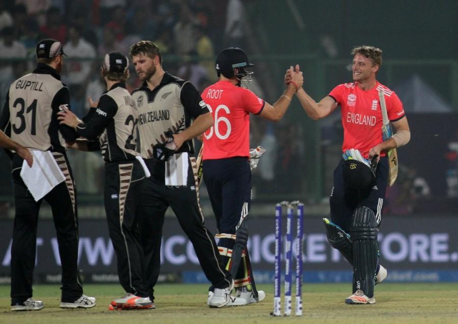 England produced a dominant performance to outclass New Zealand by seven wickets in their World Twenty20 semi-final at the Ferozeshah Kotla Stadium. England beat New Zealand,England vs New Zealand,England vs New Zealand semi final,World T20 final,ICC World T20 Semi-finals,world t20 results,England,England to Final,World T20 pics,World T20 images,World T20 photos,World T20 stills,World T20 pictures