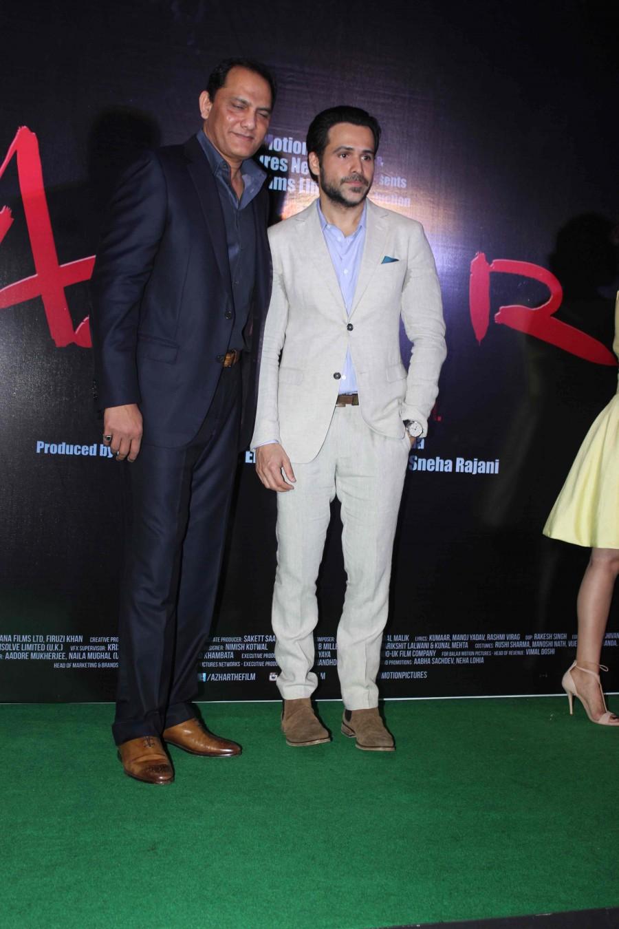 Bollywood upcoming movie Azhar Trailer Launch pics. Celebs like Mohd Azharuddin, Emraan Hashmi, Prachi Desai and Lara Dutta graced the event. Azhar Trailer Launch,Azhar Trailer,Bollywood movie Azhar,Mohd Azharuddin,Emraan Hashmi,Prachi Desai,Lara Dutta,Azhar Trailer Launch pics,Azhar Trailer Launch images,Azhar Trailer Launch photos,Azhar Trailer Launch pictures,Azhar Trailer Launch stills