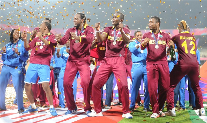 Both men and women team of West Indies after winning their respective World Twenty20 titles got into celebration and party mode with 'Champion Dance' that has been made famous by star all-rounder Dwayne Bravo. Windies men,Windies women,Windies celebrate World T20 win with Champion Dance,World T20 win with Champion Dance,Champion Dance,World Twenty20 titles,World T20