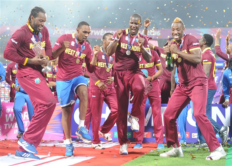 Both men and women team of West Indies after winning their respective World Twenty20 titles got into celebration and party mode with 'Champion Dance' that has been made famous by star all-rounder Dwayne Bravo. Windies men,Windies women,Windies celebrate World T20 win with Champion Dance,World T20 win with Champion Dance,Champion Dance,World Twenty20 titles,World T20