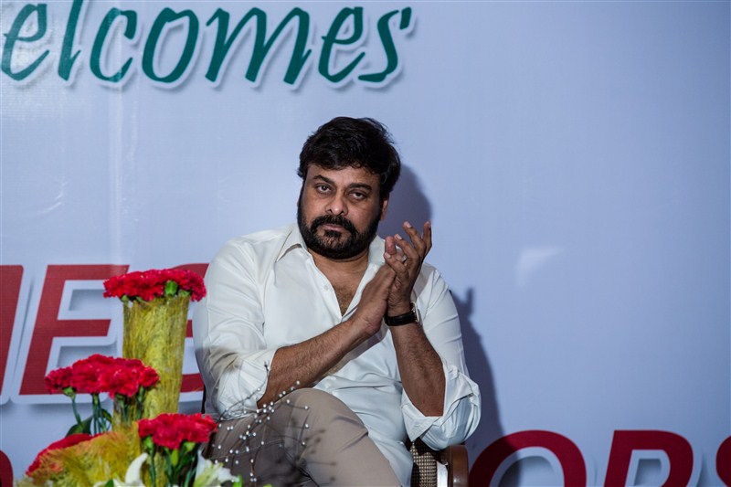 Megastar Chiranjeevi and Ram Charan met and greeted the blood donors and organisers, who contributed dearly towards the success of the mega blood donation camps organized across various parts of the world. Chiranjeevi,Ram Charan,Chiranjeevi thanked the blood donors,Ram Charan thanked the blood donors,mega blood donation camps,blood donation camps,blood donation