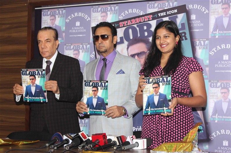 Bollywood's 'bad man' Gulshan Grover unveils latest cover of Stardust magazine. Gulshan Grover,Stardust magazine,Stardust,bad man,Bollywood bad man,Gulshan Grover unveils Stardust magazine,Gulshan Grover unveils magazine