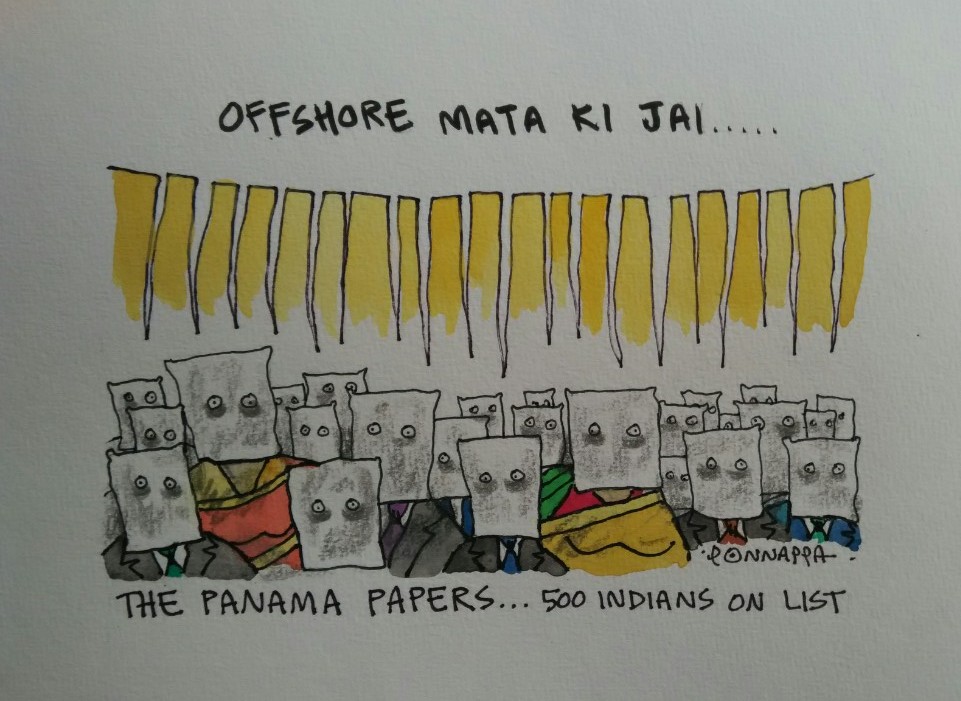 IBTimes Cartoon Panama papers,panama papers leak,tax evasion