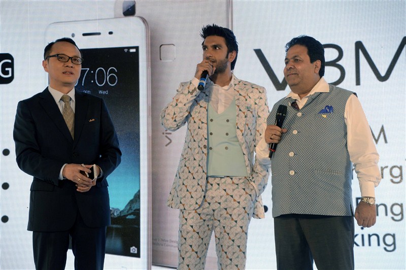 Vivo Mobile India, who recently launched its new V series smartphones has roped in actor Ranveer Singh as its brand ambassador. Vivo,Vivo Smartphone,Ranveer Singh,Ranveer Singh as Brand Ambassador,Ranveer Singh launches Vivo smart phone,Vivo Launches V3 and V3Max Smartphone,V3 Smartphone,V3Max Smartphone,Vivo ropes in Ranveer Singh as brand ambassador,Ranveer Singh launches Vivo s
