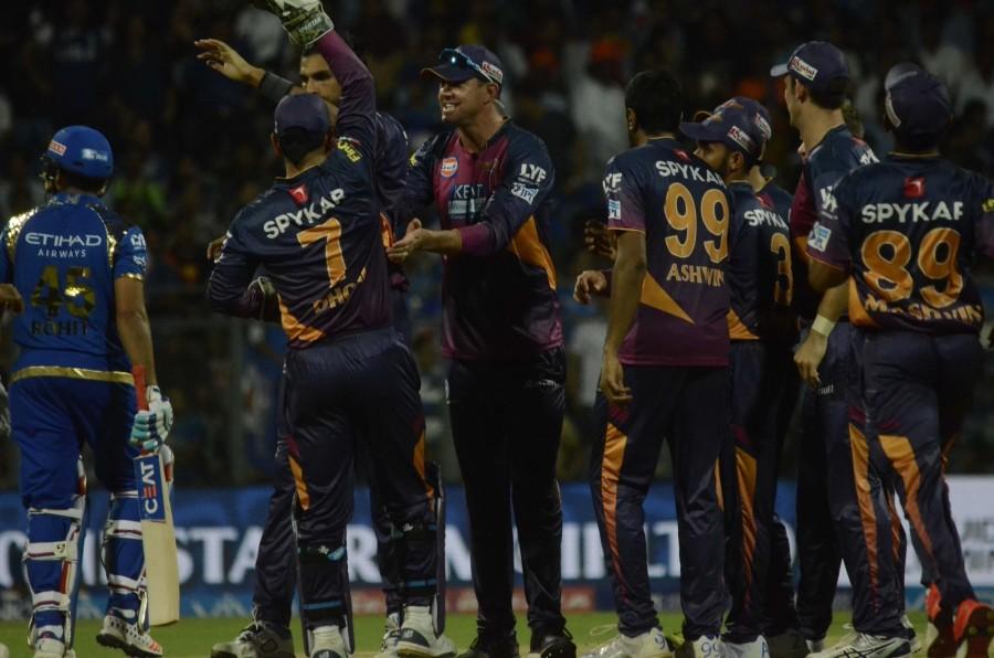 Rising Pune Supergiants defeated Mumbai Indians by nine wickets in the opening match of the ninth edition of the Indian Premier League (IPL) at the Wankhede Stadium on Saturday. Rising Pune Supergiants,Mumbai Indians,Indian Premier League,IPL 2016,IPL 9,Rising Pune Supergiants defeated Mumbai Indians,Wankhede Stadium