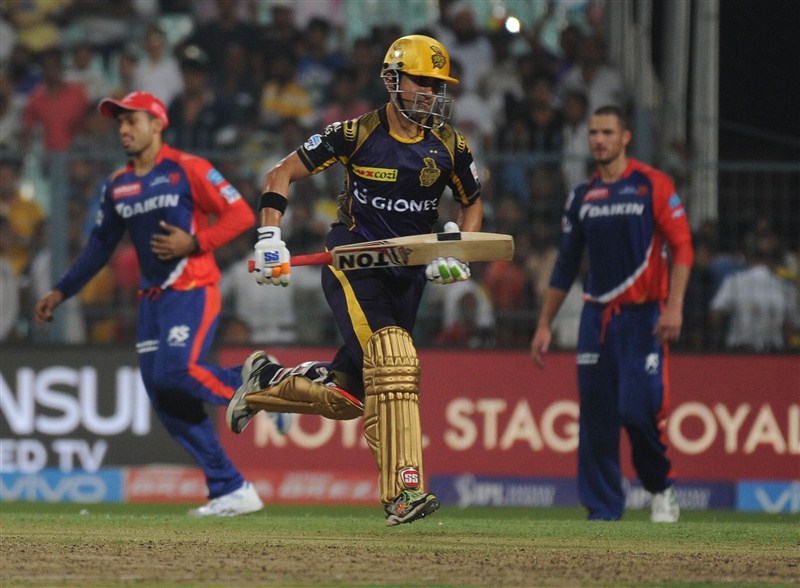 A stupendous bowling effort backed up by steady batting helped two time champions Kolkata Knight Riders (KKR) overwhelm Delhi Daredevils by 9 wickets in their Indian Premier League (IPL) opener at the Eden Gardens on Sunday. Kolkata Knight Riders beat Delhi Daredevils,Kolkata Knight Riders,Delhi Daredevils,KKR beat DD,KKR vs DD,Indian Premier League,Indian Premier League 2016,IPL,IPL 2016