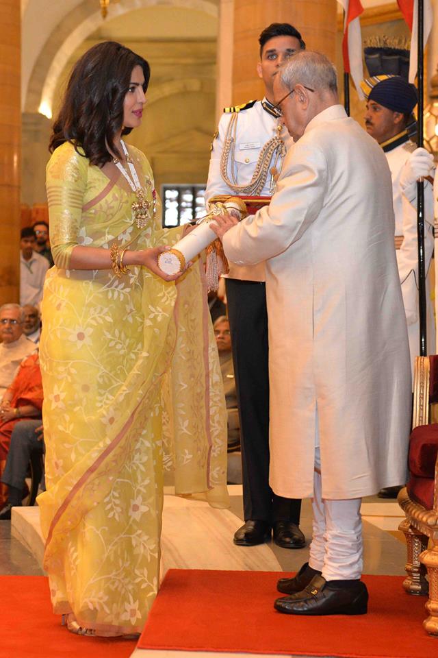 President Pranab Mukherjee honoured superstar Rajinikanth, actress Priyanka Chopra, Tennis player Sania Mirza and many others with the Padma awards. Padma awards,padma award 2016 winners,rajinikanth padma vibhushan award,rajinikanth padma awards,Sania Mirza,sania mirza padma awards,priyanka chopra padma