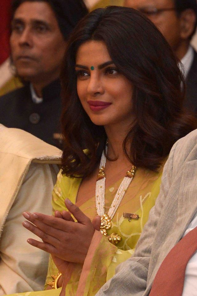 President Pranab Mukherjee honoured superstar Rajinikanth, actress Priyanka Chopra, Tennis player Sania Mirza and many others with the Padma awards. Padma awards,padma award 2016 winners,rajinikanth padma vibhushan award,rajinikanth padma awards,Sania Mirza,sania mirza padma awards,priyanka chopra padma
