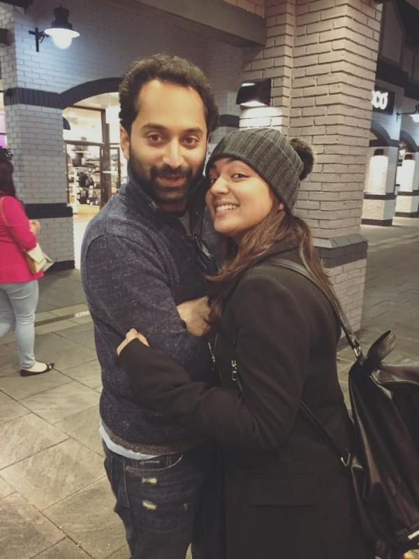 Fahadh Faasil holidays with Nazriya Nazim in London - Photos,Images