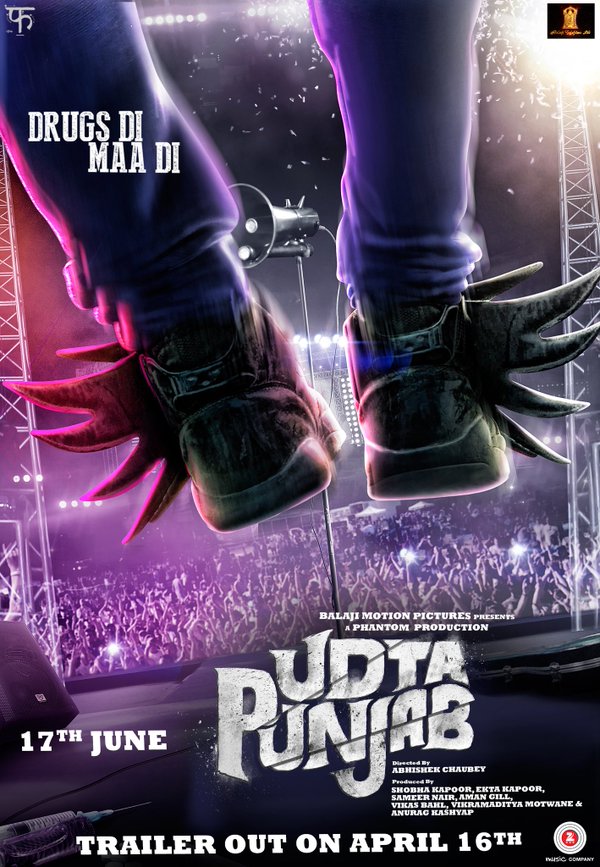 Shahid Kapoor is all set to play a Punjabi Rockstar- 'Tommy Singh' in his forthcoming film Udta Punjab. Shahid Kapoor,Shahid Kapoor's Udta Punjab first look poster,Udta Punjab first look poster,Udta Punjab first look,Udta Punjab poster,bollywood movie Udta Punjab,Udta Punjab movie pics,Udta Punjab movie images,Udta Punjab movie photos,Udta Punjab movie