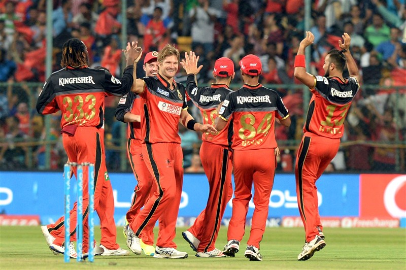 Royal Challengers Bangalore won their inaugural Indian Premier League match against Sunrisers Hyderabad by 45 runs at the Chinnaswamy Stadium on Tuesday. Royal Challengers Bangalore,RCB,Royal Challengers defeat Sunrisers by 45 runs,Royal Challengers defeat Sunrisers,Sunrisers Hyderabad,Shane Watson,Yuzvendra Chahal,IPL,IPL 2016,Indian Premier League,Indian Premier League 2016