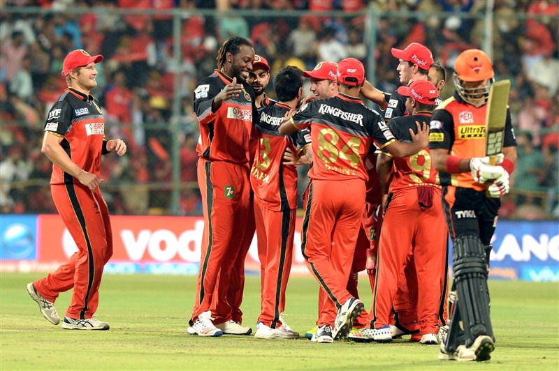 Royal Challengers Bangalore won their inaugural Indian Premier League match against Sunrisers Hyderabad by 45 runs at the Chinnaswamy Stadium on Tuesday. Royal Challengers Bangalore,RCB,Royal Challengers defeat Sunrisers by 45 runs,Royal Challengers defeat Sunrisers,Sunrisers Hyderabad,Shane Watson,Yuzvendra Chahal,IPL,IPL 2016,Indian Premier League,Indian Premier League 2016