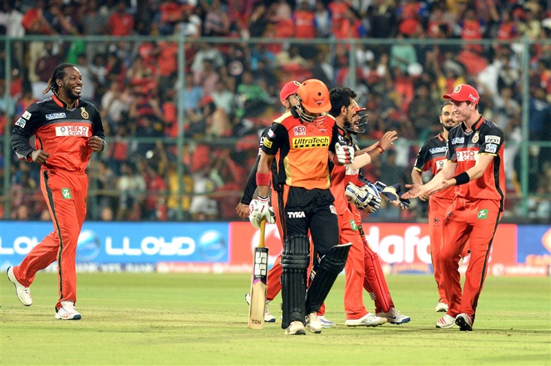 Royal Challengers Bangalore won their inaugural Indian Premier League match against Sunrisers Hyderabad by 45 runs at the Chinnaswamy Stadium on Tuesday. Royal Challengers Bangalore,RCB,Royal Challengers defeat Sunrisers by 45 runs,Royal Challengers defeat Sunrisers,Sunrisers Hyderabad,Shane Watson,Yuzvendra Chahal,IPL,IPL 2016,Indian Premier League,Indian Premier League 2016