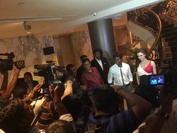 Theri press meet held last night (12th April) with Director Atlee, Amy Jackson, Baby Nainika and Actress Meena. Theri Press Meet,Theri,Amy Jackson,Baby Nainika,Atlee,Meena,Atlee Kumar,Vijay,Theri Press Meet pics,Theri Press Meet images,Theri Press Meet photos,Theri Press Meet stills,Theri Press Meet pictures