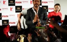 Bollywood actor Shah Rukh Khan during a press conference organised to promote his upcoming film 