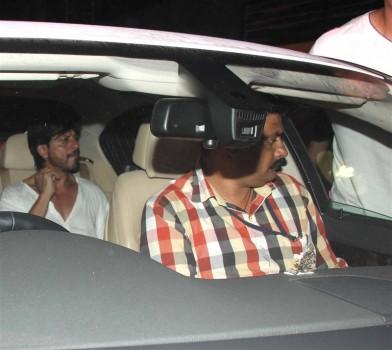 Shah Rukh Khan, Ranveer Singh, Arjun Kapoor and Tabu attend the screening of 'Fan' at Yashraj.