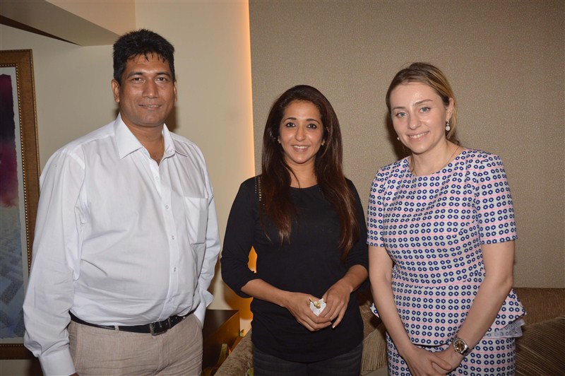 Ketevan Bochorishvili, Deputy Minister of Economy and Sustainable Development of Georgia, and Tatia Bidzinashvili, Film in Georgia cash rebate project coordinator at Enterprise Georgia, visited Mumbai to present the scheme to major production houses. Georgia,Georgia launches film incentive scheme,Ketevan Bochorishvili,Tatia Bidzinashvili,Enterprise Georgia,Satish Reddy,Sakshi Bhatt,Mukesh Bhatt,Ms Ketevan Bochorishvili,David Pipinashvili