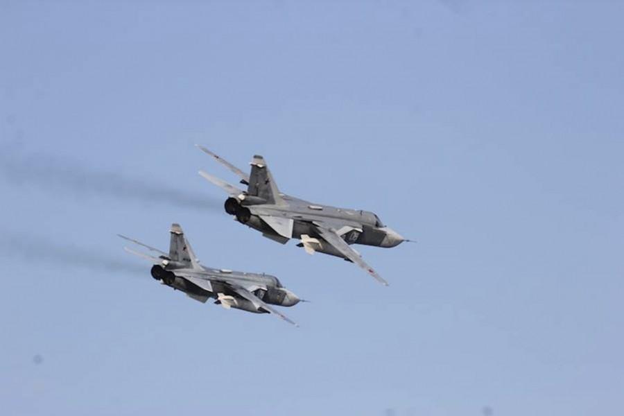 Two Russian warplanes flew simulated attack passes near a U.S. guided missile destroyer in the Baltic Sea, the U.S. military said, with one official describing them as one of the most aggressive interactions in recent memory. Russian jets fly,Russian jets fly over U.S Ship,Two Russian warplanes,Russian warplanes,warplanes,U.S. military