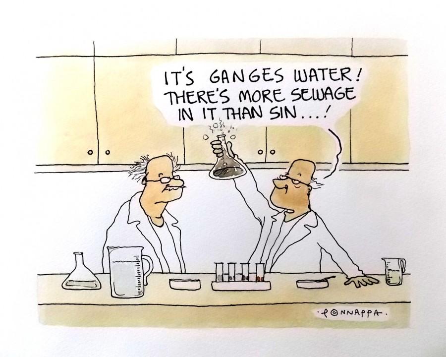 IBTimes Cartoon IBTimes Cartoon,Ponappa Cartoon,Ganges cartoon