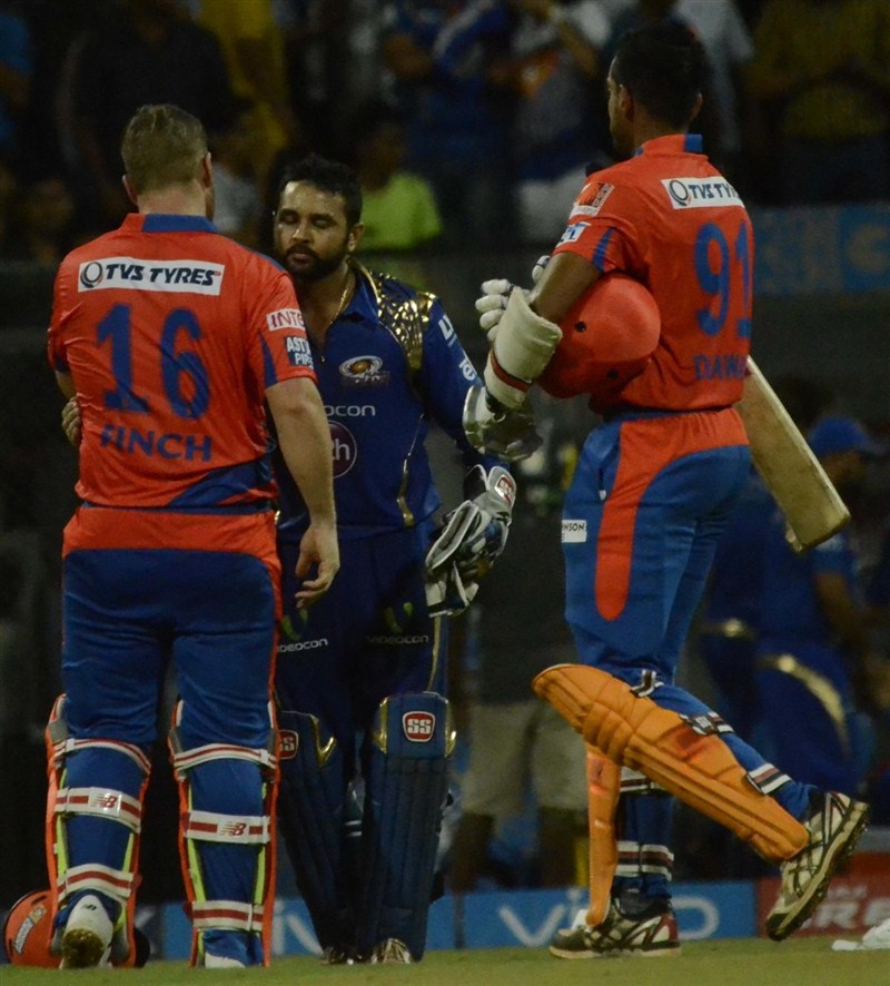 Gujarat Lions defeated Mumbai Indians by three wickets in an Indian Premier League (IPL) match at the Wankhede Stadium on Saturday. Gujarat Lions beat Mumbai Indians by 3 wickets,Gujarat Lions beat Mumbai Indians,Gujarat Lions vs Mumbai Indians,Gujarat Lions,Mumbai Indians,Indian Premier League,Indian Premier League 2016,Indian Premier League 9,IPL,IPL 2016,IPL 9