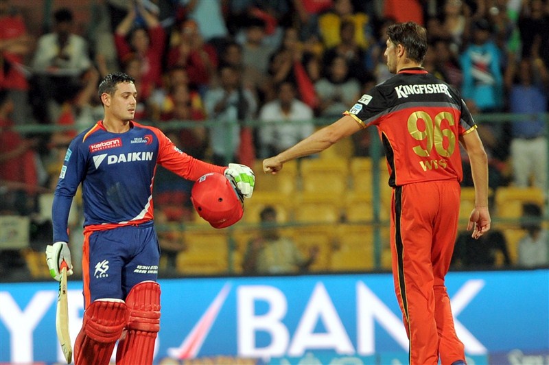 Riding on opener Quinton De Kock's heroics, Delhi Daredevils (DD) on Sunday defeated the Royal Challengers Bangalore (RCB) in the group stage match of the Indian Premier League (IPL) at the Chinnaswami Stadium here. Delhi Daredevils beat Royal Challengers Bangalore by 7 wickets,Delhi Daredevils beat Royal Challengers Bangalore,Delhi Daredevils,Royal Challengers Bangalore,Quinton De Kock,Indian Premier League,Indian Premier League 2016,Indian Premier League 9,IPL 2016
