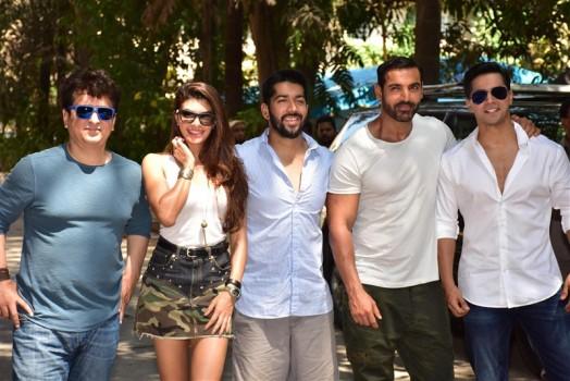 The star studded starcast of Dishoom called it a wrap today at a suburban Studio in Mumbai.