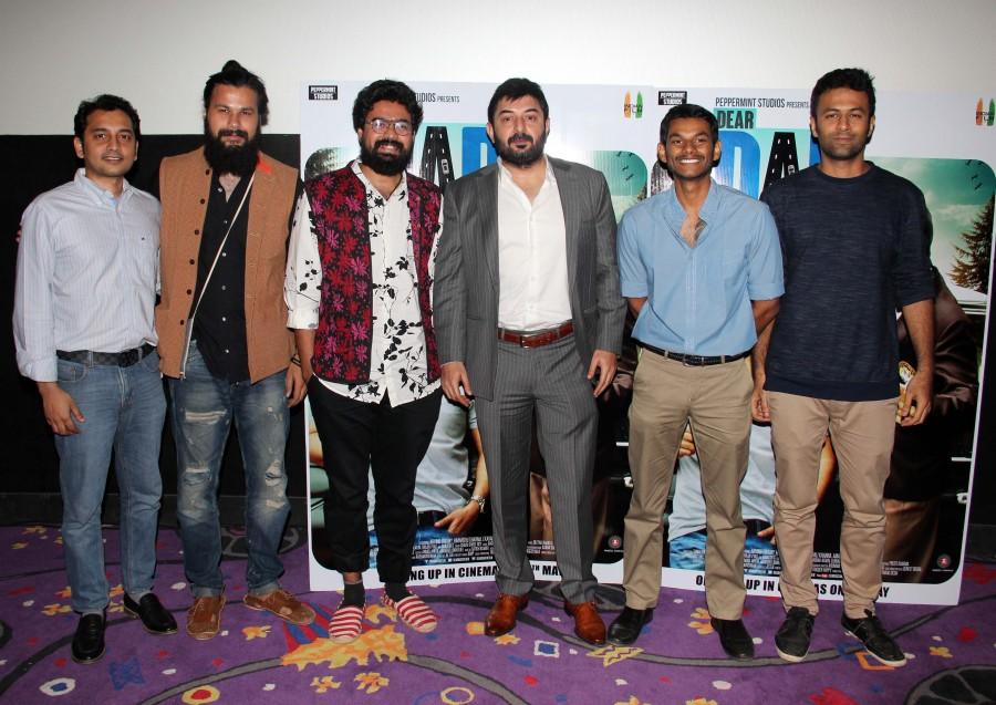 South Indian and Bollywood actor Arvind Swamy during the song launch of film Dear Dad in Mumbai. Arvind Swamy,Arvind Swamy at Dear Dad song launch,Dear Dad song launch,Dear Dad song,Dear Dad,Bollywood movie Dear Dad,Dear Dad song launch pics,Dear Dad song launch images,Dear Dad song launch stills,Dear Dad song launch pictures