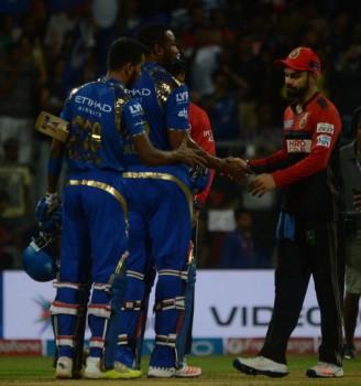 Leading from the front, skipper Rohit Sharma smashed 62 off just 44 balls to guide Mumbai Indians to a comfortable six-wicket victory over Royal Challengers Bangalore in an Indian Premier League (IPL) match at the Wankhede Stadium on Wednesday.