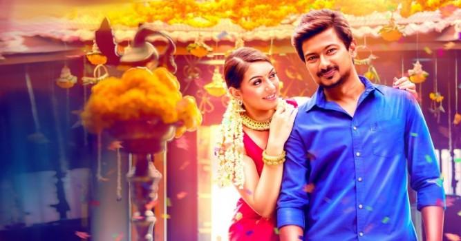 Udhayanidhi Stalin, Hansika Motwani's Manithan movie stills. 