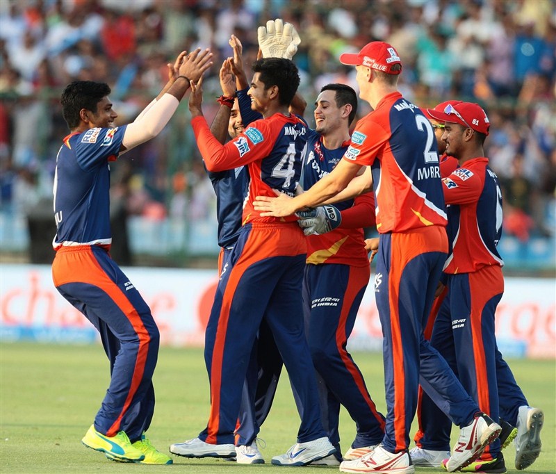 An assured bowling performance extended Delhi Daredevils' upswing to three successive matches with a 10-run victory over Mumbai Indians in the Indian Premier League (IPL) on Saturday. Delhi Daredevils beat Mumbai Indians,Delhi Daredevils beat Mumbai Indians by 10 runs,Delhi Daredevils vs Mumbai Indians,Delhi Daredevils,Mumbai Indians,Delhi Dare devils,IPL,Ipl pics,Ipl images,Ipl photos