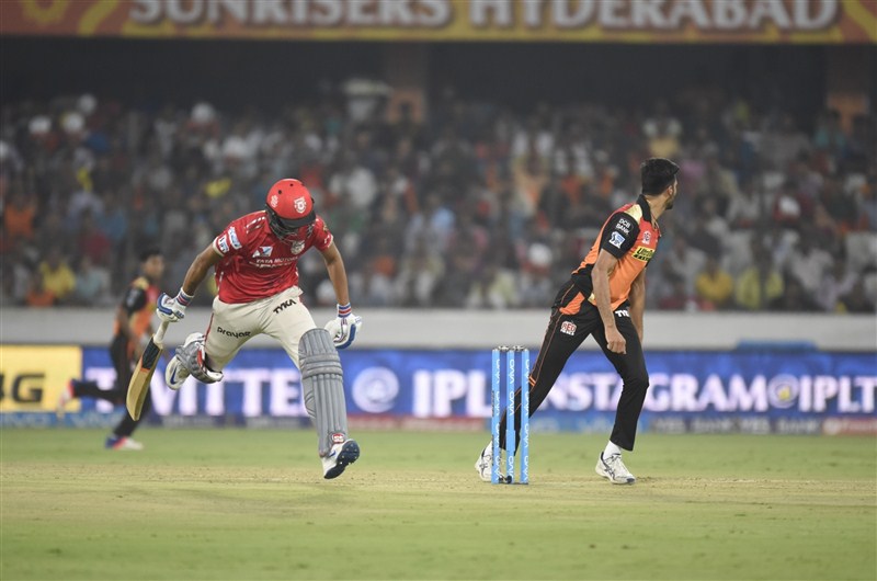 Riding on a superb bowling performance followed by skipper David Warner's quick-fire 59, Sunrisers Hyderabad outclassed a spiritless Kings XI Punjab by five wickets in an Indian Premier League (IPL) match at the Rajiv Gandhi International Stadium on Saturday. Sunrisers Hyderabad beat Kings XI Punjab,Sunrisers Hyderabad beat Kings XI Punjab by 5 wickets,Sunrisers Hyderabad,Kings XI Punjab,IPL 2016,IPL 2016 pics,IPL 2016 images,IPL 2016 stills,IPL 2016 pictures
