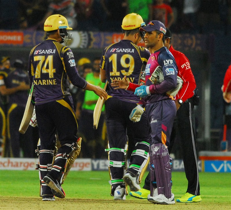 Suryakumar Yadav's 49-ball 60 was the backbone of the Kolkata Knight Riders' (KKR) run chase as they hunted down Rising Pune Supergiants' 160/5 with two wickets and three balls to spare in a closely-fought Indian Premier League (IPL) encounter at the Maharashtra Cricket Association Stadium on Sunday. Kolkata Knight Riders beat Rising Pune Supergiants,Kolkata Knight Riders,Rising Pune Supergiants,Suryakumar Yadav,Indian Premier League,Indian Premier League 2016,Indian Premier League 9,IPL 2016,IPL 9,IPL pics,IPL images,IPL photos,IPL stills