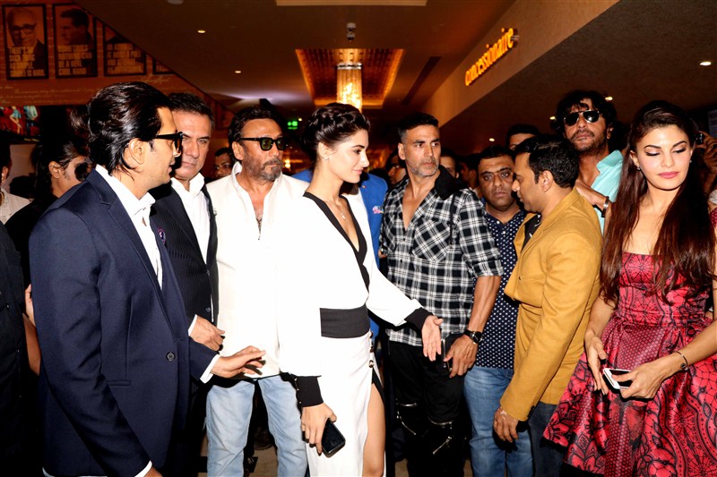 The filmmakers of Housefull 3, starring Akshay Kumar, Riteish Deshmukh, Jacqueline Fernandez, Abhishek Bachchan, Nargis Fakhri, Boman Irani and Lisa Haydon, have released the trailer of the film. Housefull 3 Trailer,Housefull 3 Trailer Launch,Housefull 3,Akshay Kumar,Riteish Deshmukh,Jacqueline Fernandez,Abhishek Bachchan,Nargis Fakhri,Boman Irani,Lisa Haydon,Housefull 3 Trailer Launch pics,Housefull 3 Trailer Launch images,Housefull 3 Trailer Lau