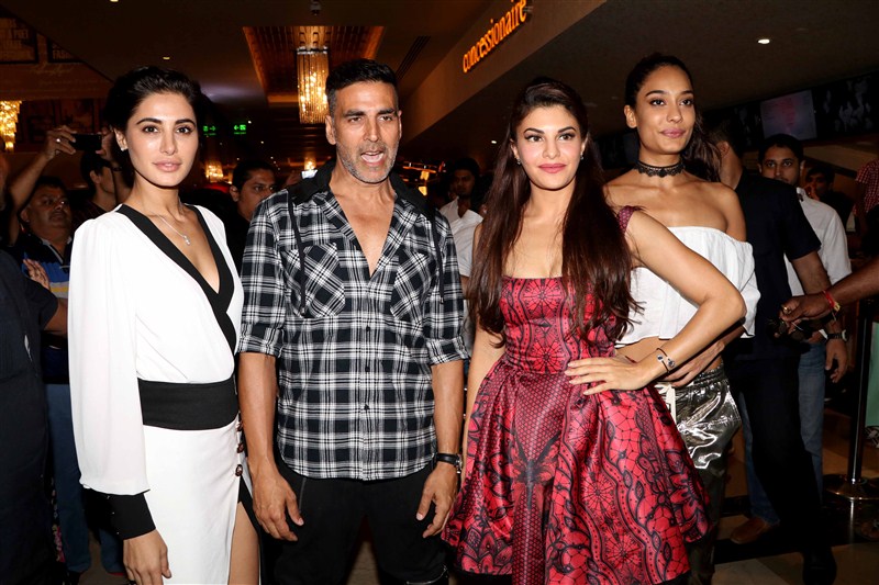 The filmmakers of Housefull 3, starring Akshay Kumar, Riteish Deshmukh, Jacqueline Fernandez, Abhishek Bachchan, Nargis Fakhri, Boman Irani and Lisa Haydon, have released the trailer of the film. Housefull 3 Trailer,Housefull 3 Trailer Launch,Housefull 3,Akshay Kumar,Riteish Deshmukh,Jacqueline Fernandez,Abhishek Bachchan,Nargis Fakhri,Boman Irani,Lisa Haydon,Housefull 3 Trailer Launch pics,Housefull 3 Trailer Launch images,Housefull 3 Trailer Lau