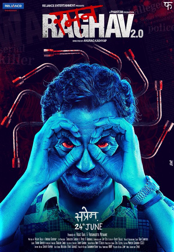 Filmmaker Anurag Kashyap used the digital platform to reveal the first look of his forthcoming thriller Nawazuddin Siddiqui,Raman Raghav 2.0 First Look revealed,Raman Raghav 2.0 First Look,Raman Raghav 2.0 First Look poster,Raman Raghav 2.0 poster,Raman Raghav 2.0,Bollywood movie Raman Raghav 2.0