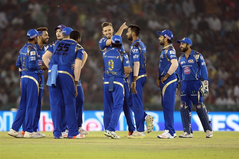 Mumbai Indians defeated Kings XI Punjab by 25 runs to bag their third victory in the Indian Premier League (IPL) at the Punjab Cricket Association Stadium on Monday. Mumbai Indians beats Kings XI Punjab,Mumbai Indians beats Kings XI Punjab by 25 runs,Mumbai Indians,Kings XI Punjab,Indian Premier League,Indian Premier League 2016,Indian Premier League 9,IPL 2016,IPL,IPL 9,IPL pics,IPL images,IPL photos,IPL stills,IPL p