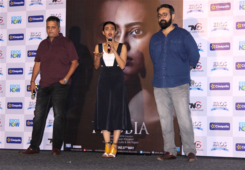 Bollywood actress Radhika Apte during the trailer launch film Phobia in Mumbai. Radhika Apte,Phobia,Phobia trailer,Phobia trailer launch,Radhika Apte at Phobia trailer launch,actress Radhika Apte,Radhika Apte latest pics,Radhika Apte latest images,Radhika Apte latest stills,Radhika Apte latest pictures