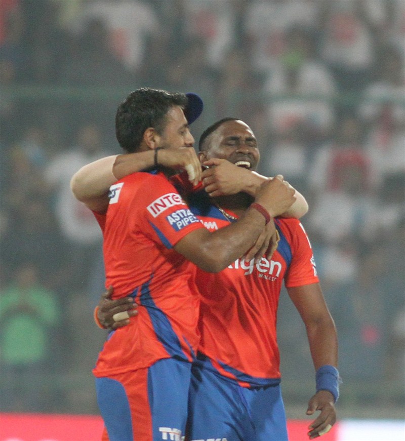 Gujarat Lions edged out a spirited Delhi Daredevils by one run in a thrilling Indian Premier League (IPL) clash that went right down to the last ball at the Ferozshah Kotla Stadium on Wednesday. Gujarat Lions beat Delhi Daredevils,Gujarat Lions,Delhi Daredevils,Indian Premier League,Indian Premier League 2016,Indian Premier League 9,IPL 2016,IPL 9,IPL pics,IPL images,IPL photos,IPL pictures