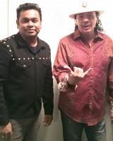 A.R. Rahman,AR Rahman,A.R. Rahman performed with Carlos Santana,AR Rahman with Carlos Santana,Carlos Santana,musician Carlos Santana,Oscar-winning composer AR Rahman