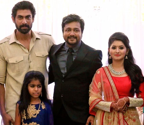 Actor Bobby Simha and Actress Reshmi Menon Wedding Reception held at Chennai. Celebs like Rana Daggubati, Arya, Shanthanu Bhagyaraj and others graced the event. Bobby Simhaa,Bobby Simhaa wedding reception,Bobby Simhaa & Reshmi Menon's wedding reception,Reshmi Menon's wedding reception,Bobby Simhaa reception,Rana Daggubati,Arya,Shanthanu Bhagyaraj,Vivek,Cell Murugan,Bobby Simhaa wedding reception pic