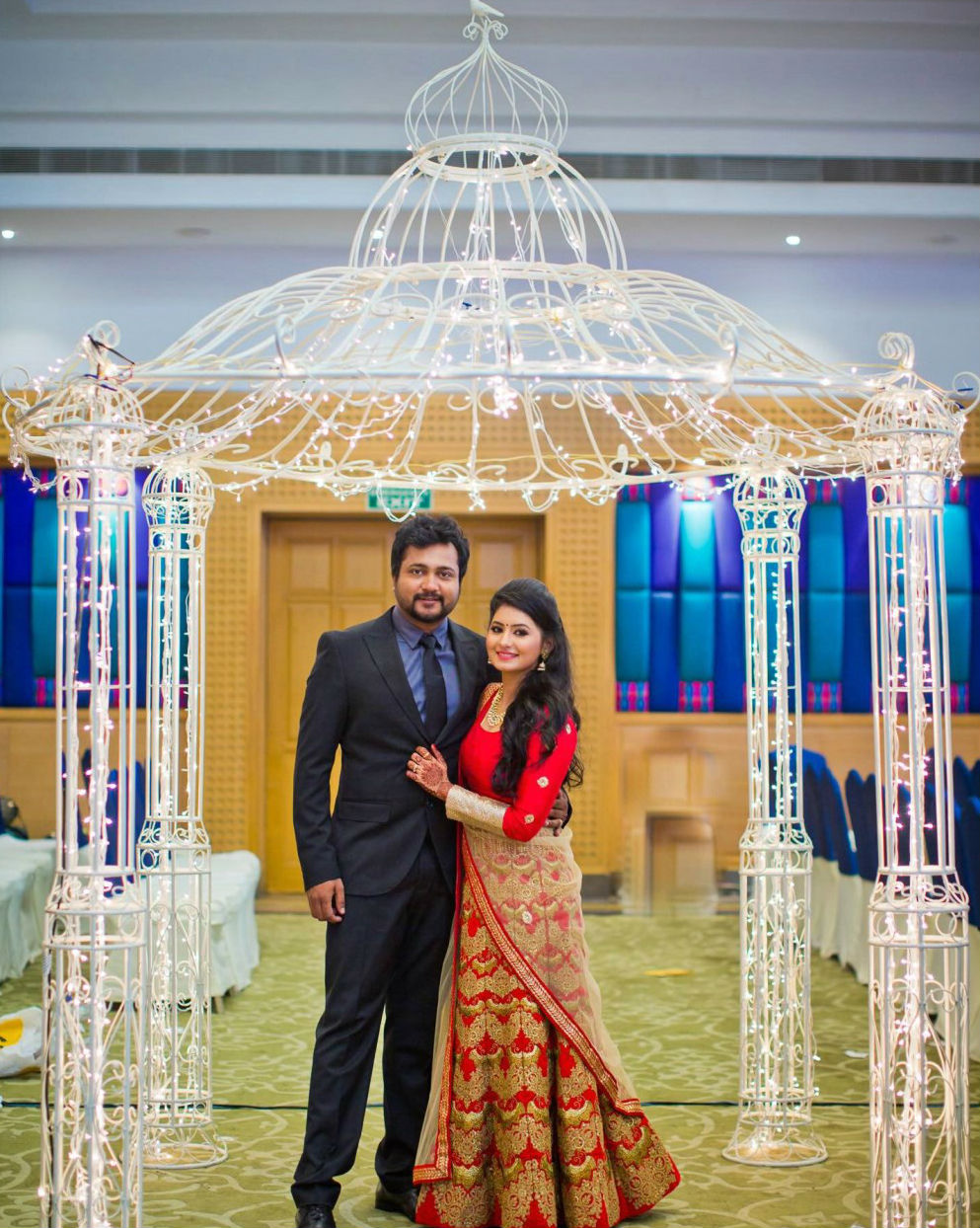 Actor Bobby Simha and Actress Reshmi Menon Wedding Reception held at Chennai. Celebs like Rana Daggubati, Arya, Shanthanu Bhagyaraj and others graced the event. Bobby Simhaa,Bobby Simhaa wedding reception,Bobby Simhaa & Reshmi Menon's wedding reception,Reshmi Menon's wedding reception,Bobby Simhaa reception,Rana Daggubati,Arya,Shanthanu Bhagyaraj,Vivek,Cell Murugan,Bobby Simhaa wedding reception pic