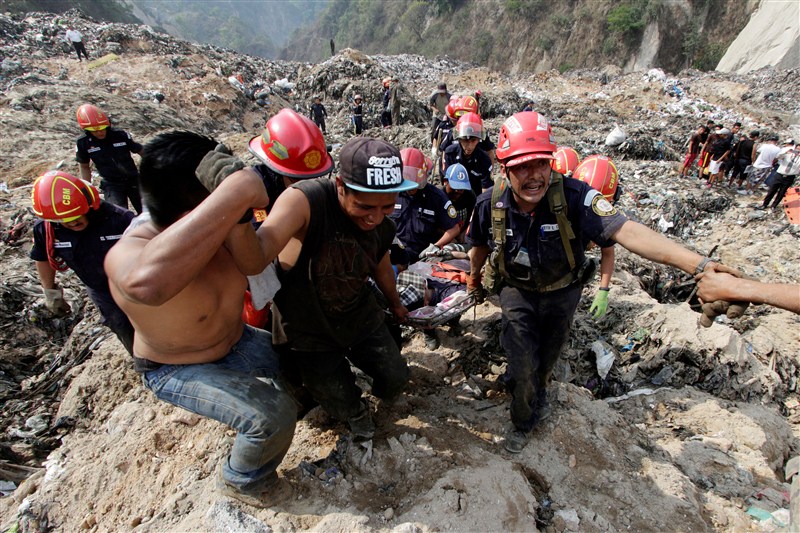 Four people are dead and at least 24 more are missing after a collapse at Guatemala City's largest garbage dump. Deadly landfill collapse in Guatemala,Deadly landfill collapse,landfill collapse in Guatemala,landfill collapse,Guatemala City,garbage dump