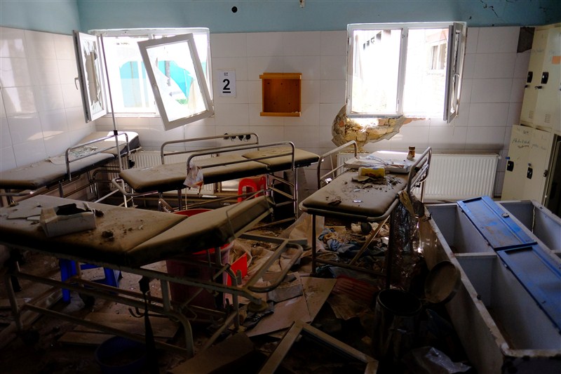 The Pentagon will punish 16 over last year's accidental bombing of an Afghan hospital run by MSF. MSF Afghan hospital,Afghan hospital,Inside the bombed MSF Afghan hospital,bombed MSF Afghan hospital,Pentagon