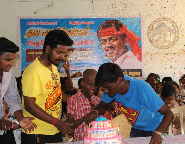 Each and every star's birthday is like a festival for their fans. Thala Ajith's Birthday,Ajith Birthday,Ajith Birthday celebration,Thala Ajith,Ajith,Ajith Kumar,Happy Birthday Ajith,Ajith birthday wishes,Ajith Birthday celebration pics,Ajith Birthday celebration images,Ajith Birthday celebration photos,Ajith Birthd