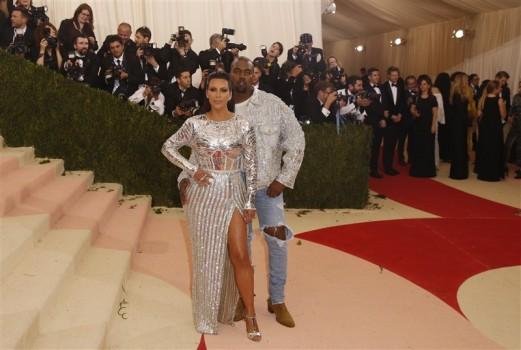 Celebs like Blake Lively, Kanye West, Kim Kardashian, Singer Katy Perry, Singer Beyonce, Singer FKA Twigs and actor Robert Pattinson at Metropolitan Museum of Art Costume Institute Gala (Met Gala).
