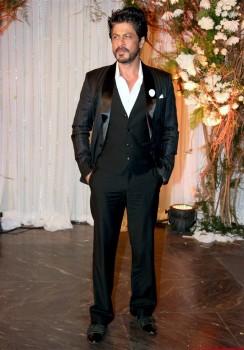 It was a starry affair at Bipasha Basu and Karan Singh Grover's wedding reception here, which saw the who's who of tinsel town gracing the event. The reception was attended by Bollywood A-listers like Amitabh Bachchan, Shah Rukh Khan and Salman Khan.