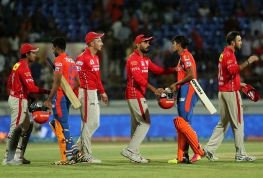 Axar Patel (4/21) and Mohit Sharma (3/32) helped Kings XI Punjab register their only second win in seven Indian Premier League (IPL) games as they overcame table-toppers Gujarat Lions by 23 runs on Sunday.